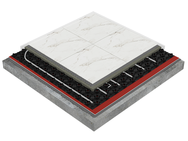 Warmup Nexxa-12 zema profila kastelētā sistēma