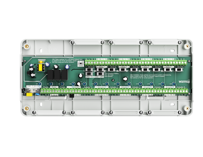Warmup vadības centrs